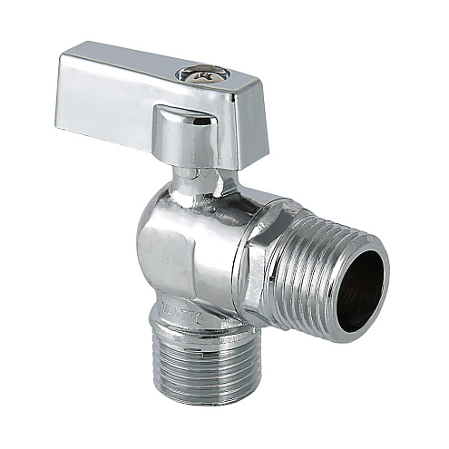 Кран угловой шаровой 1/2'' - 3/4'' нар/нар Valtec: фотография 1