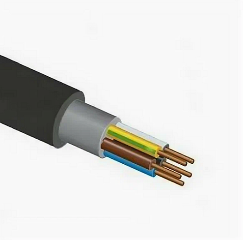 Кабель ВВГнг(А)-LS 4х4 ок (N PE) 0.66кВ (м) АЛЬФАКАБЕЛЬ 656743: фотография 1