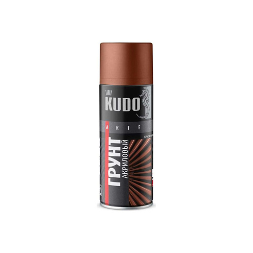 Грунт аэрозольный универсальный алкидный красно-коричневый, 520мл: фотография 1