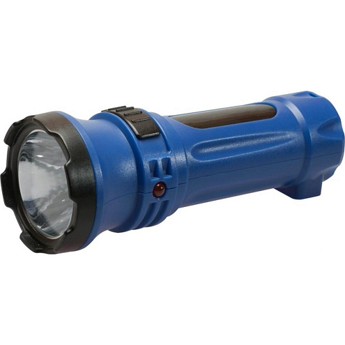 Фонарь светодиодный аккум. LED 2 режима 0.5Вт 300мА.ч прямая зарядка от 220В Космос KOCAcc102LED: фотография 1