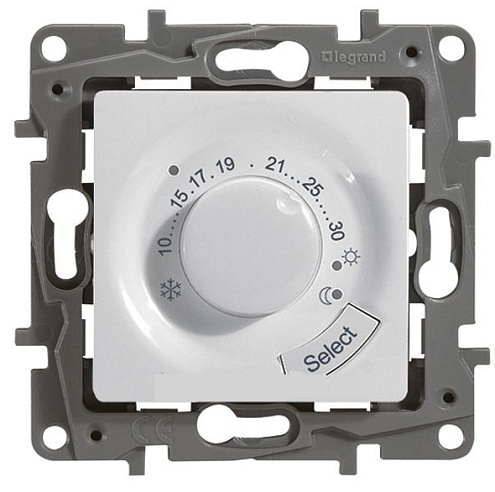 Механизм термостата СП Etika для теплого пола бел. Leg 672230: фотография 1