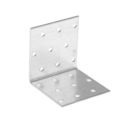 Уголок крепежный равносторонний  50х50х80х2мм: фотография 1