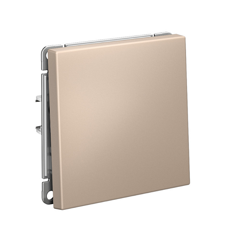 Выключатель 1-клавишный ArtGallery (сх.1) 10AX песочный Systeme Electric GAL001211: фотография 1