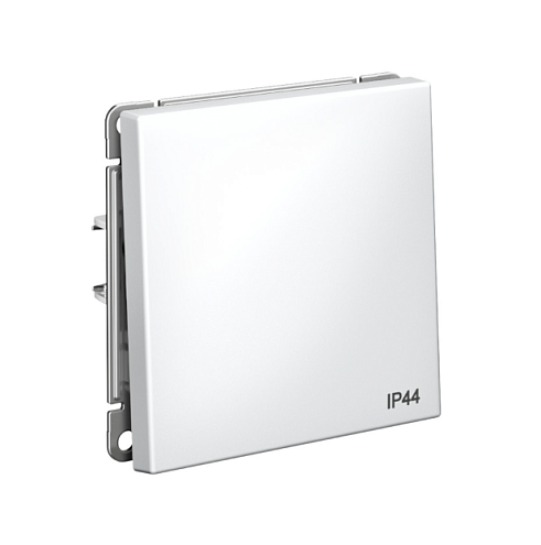 Переключатель 1-клавишный ArtGallery IP44 10AX механизм белый Systeme Electric GAL440161: фотография 1