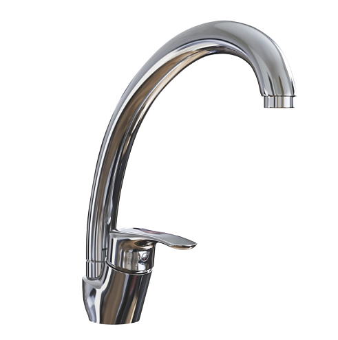 Смеситель для кухни 40k MIXLINE ML03-032 высокий излив без подводки: фотография 1