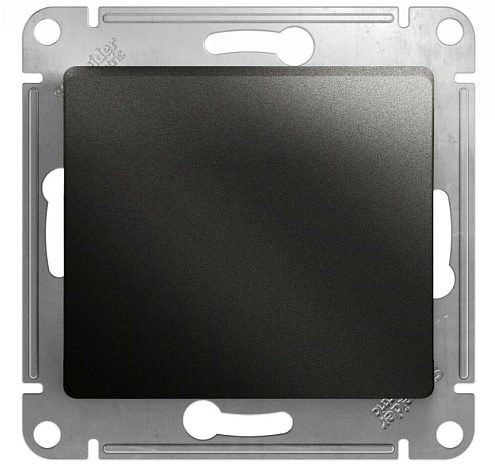 Переключатель перекрестный 1-клавишный Glossa 10А IP20 (сх.7) 10AX механизм антрацит Systeme Electric GSL000771: фотография 1