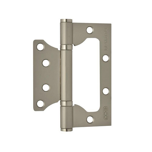 Петля накладная универс. &quot;бабочка&quot; 800-4&quot; FHP-ECO-STD матовый никель, без колпачка, 100х75х2,5мм: фотография 1