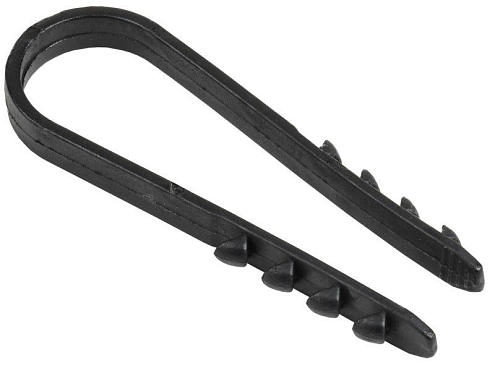 Дюбель-хомут 11-18мм нейлон черный уп.100шт IEK UHH36-11-18-100: фотография 1