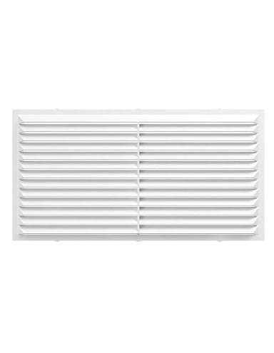 Вентиляционная решетка 1122С наклонные жалюзи, сетка ERA: фотография 1