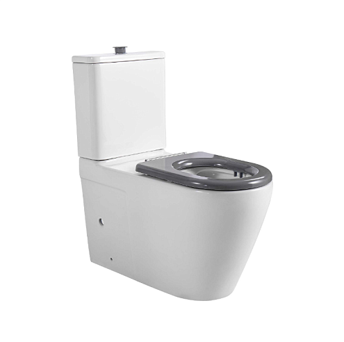 Унитаз-компакт Aquatek AQ2213-00 напольный с бачком для людей с ограниченными возможностями, сиденье дюропласт : фотография 1