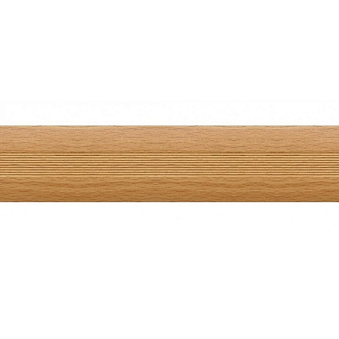 Порог-стык 38мм 0.9м, бук: фотография 1