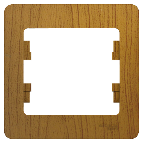 Рамка 1-местная Glossa дерево дуб Systeme Electric GSL000501: фотография 1