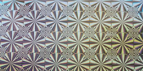 LB-042 серебро пленка самоклеющаяся D&B голография 0,45х8м: фотография 1