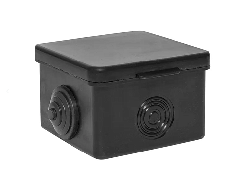 Коробка распаячная КМР-030-036 65х65х50 4 мембранных ввода черная EKF plc-kmr2-030-036-b: фотография 1