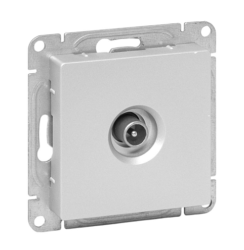 Розетка телевизионная оконечная  Эпика механизм алюминий EKF UP1-SOA-TV-3: фотография 1