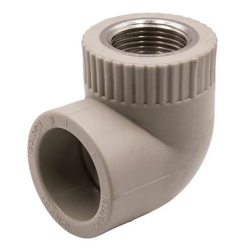 Уголок комбинированный внутренняя резьба 32х3/4'' EVER plast   : фотография 1