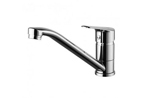 Смеситель Lemark &quot;Партнер&quot; LM6554C для кухни одноручный с поворотным изливом хром: фотография 1
