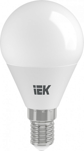 Лампа светодиодная ECO G45 7Вт шар 3000К тепл. бел. E14 630лм 230-240В IEK LLE-G45-7-230-30-E14: фотография 1
