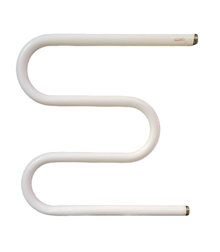 Полотенцесушитель М-образный (М-2) 500х500 D32мм, белый глянцевый: фотография 1