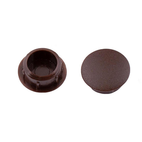 Заглушки декоративные 12мм темно-коричневые, 30шт &quot;Element&quot;: фотография 1
