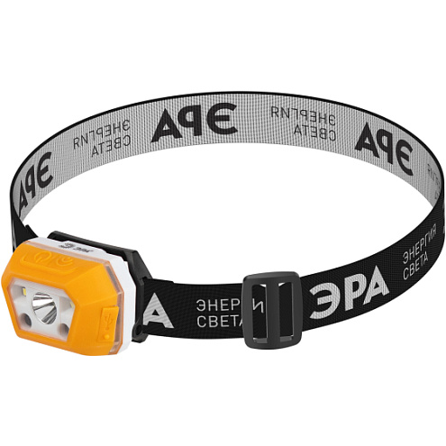 Фонарь светодиодный налобный "Рабочие Практик" GA-810 аккум. 3Вт сенсорный micro-USB Эра Б0052318: фотография 1