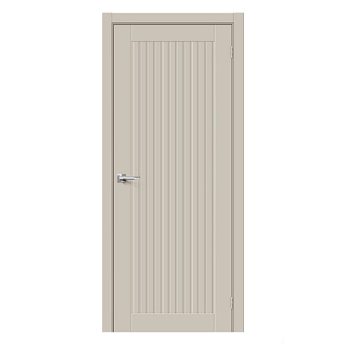 Дверь ПЭТ Браво-40 Cream Silk 2000х700: фотография 1