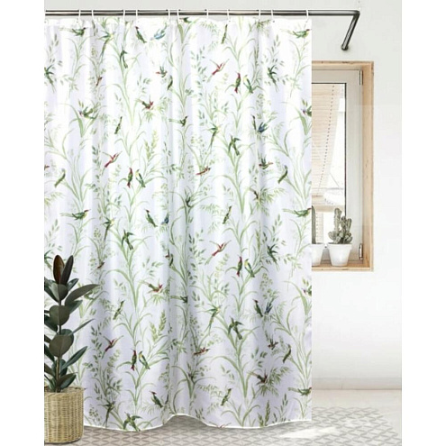 Занавеска-штора для ванн BATH Bipds, 180х200: фотография 1