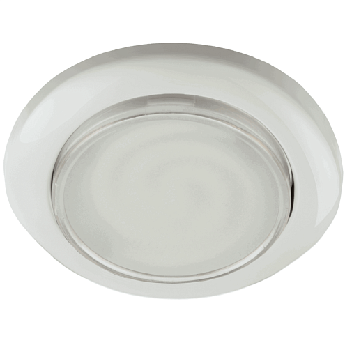 Светильник KL35 WH-10 /1 под лампу Gx53 220В 13Вт белый упаковка 10шт Эра Б0048950: фотография 1