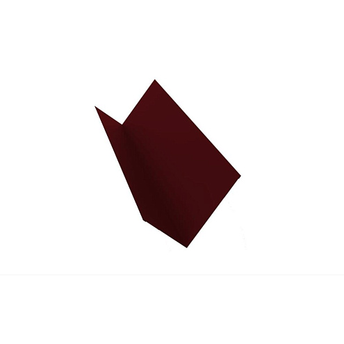 Планка примыкания 145х250мм  2,0м красное вино  (3005): фотография 1