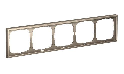 Рамка 5-местая ArtGallery универсальная шампань SE GAL000505: фотография 1