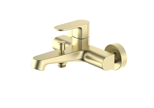 Смеситель для ванны Aquatek золото шлифованное AQ1240BG Оберон: фотография 1