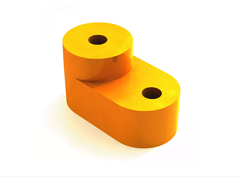 Изолятор угловой для нулевой шины желтый DEKraft 32254DEK: фотография 1