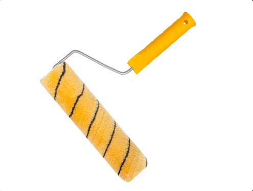 Валик малярный с рукояткой "Премиум", ось 6мм, D40мм, 180мм, полиакрил, РемоКолор: фотография 1