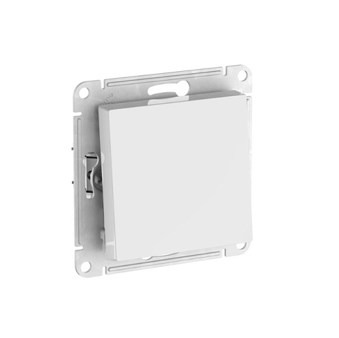 Выключатель 1-клавишный AtlasDesign (сх.1) 10AX с быстрозажимными клеммами  механизм белый Systeme Electri  ATN000111S: фотография 1