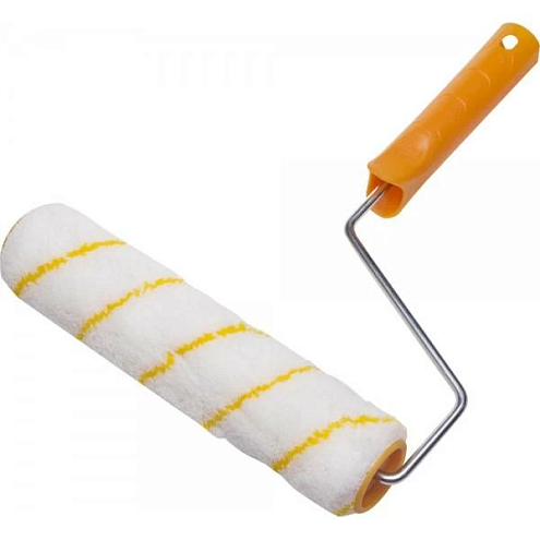 Валик &quot;GIRPAINT&quot; с ручкой, полиакрил, ворс 12мм, бюгель 6мм, 40х240, STAYER: фотография 1