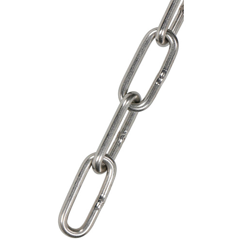 Цепь сварная длиннозвенная 6мм DIN763: фотография 1