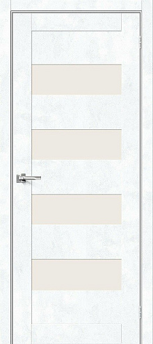 Дверь Браво 23 Snow Art стекло Magic Fog 2000х700: фотография 1