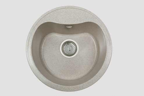 Мойка GRANICOM NOVELL Лира 430х430 мм марокко без сифона: фотография 1