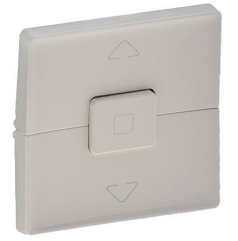 Панель лицевая Valena Life для выключателя жалюзи и рольставней слоновая кость Leg 755141: фотография 1