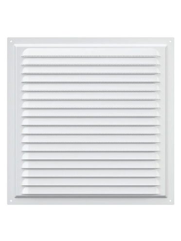 Вентиляционная решетка 3030МЭ окрашенная сталь, сетка, наклонные жалюзи ERA: фотография 1