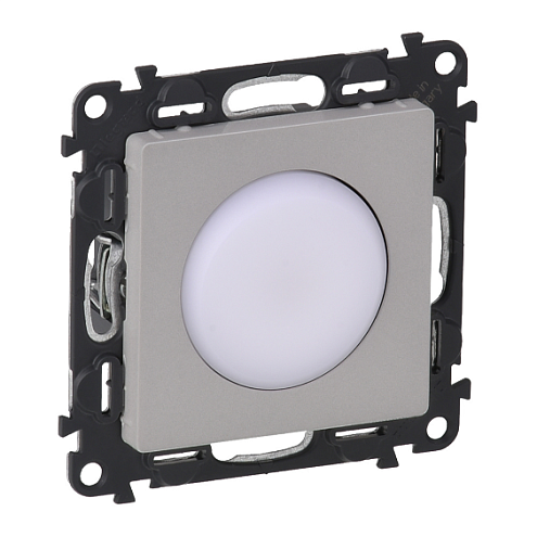 Лампа аварийного освещения Valena Life сьемная с лицевой панелью алюм. Leg 752269: фотография 1