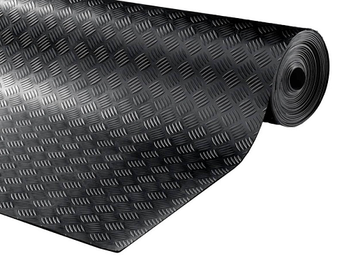 Коврик-дорожка резиновый &quot;Шашки&quot; 1,2м: фотография 1