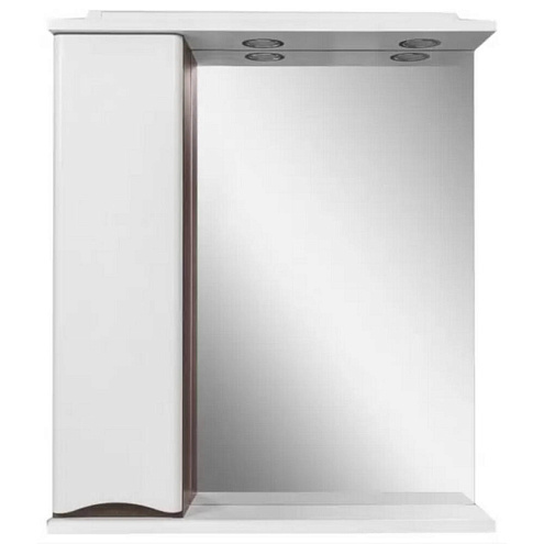 Шкафчик с зеркалом в ванную 65 AM.PM Like M80MPL0651WG левый белый глянец: фотография 1