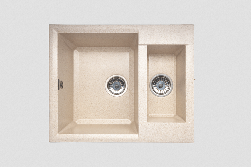 Мойка GRANICOM NOVELL Бьянка 595х495 мм марокко без сифона: фотография 1
