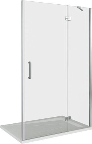 Душевое ограждение SATURN WTW-120-C-CH-R правое: фотография 1