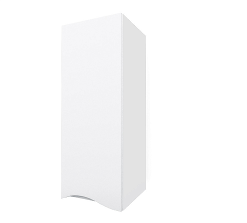 Пенал Этюд 35П 1дверь белый глянец: фотография 1