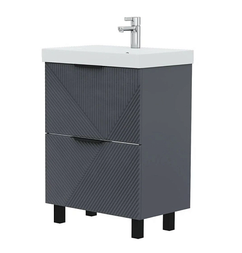 Тумба напольная Geometry 60.2Y графит : фотография 1