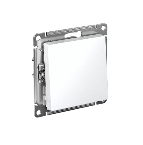 Выключатель 1-клавишный AtlasDesign (сх.1) 10AX механизм лотос Systeme Electric  ATN001311: фотография 1
