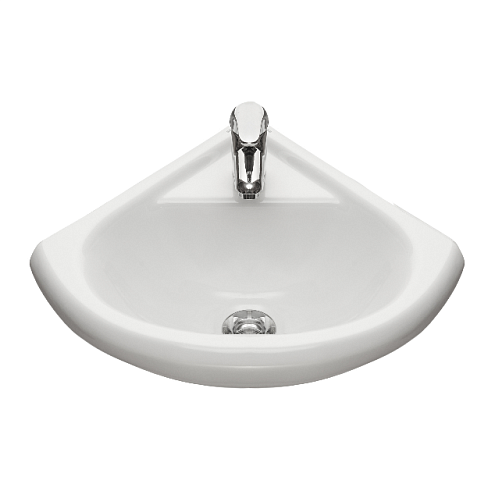 Рукомойник Santeri Радиан угловой с отверстием: фотография 1