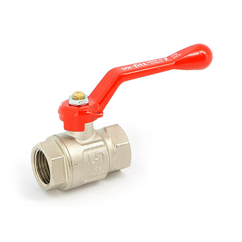 Кран шаровой 1/2&quot; рычаг ВВ Uni-Fitt: фотография 1